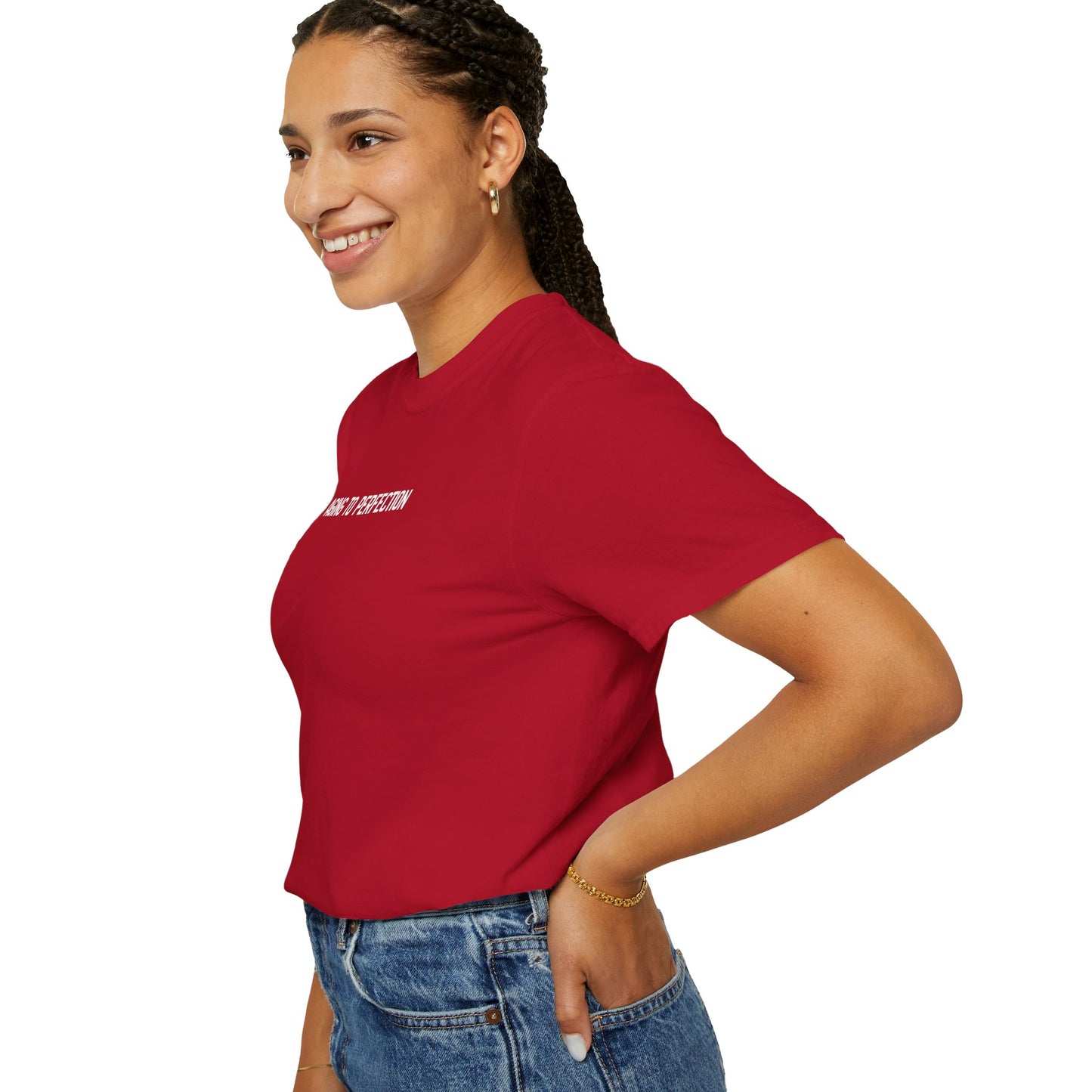 Aging to Perfection T-Shirt — Vintage Garment-Dyed Tee