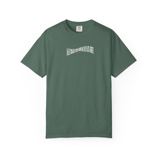 Carpenter Trades Joke T-Shirt — "I'm the Carpenter work around me (or go f yourself)"