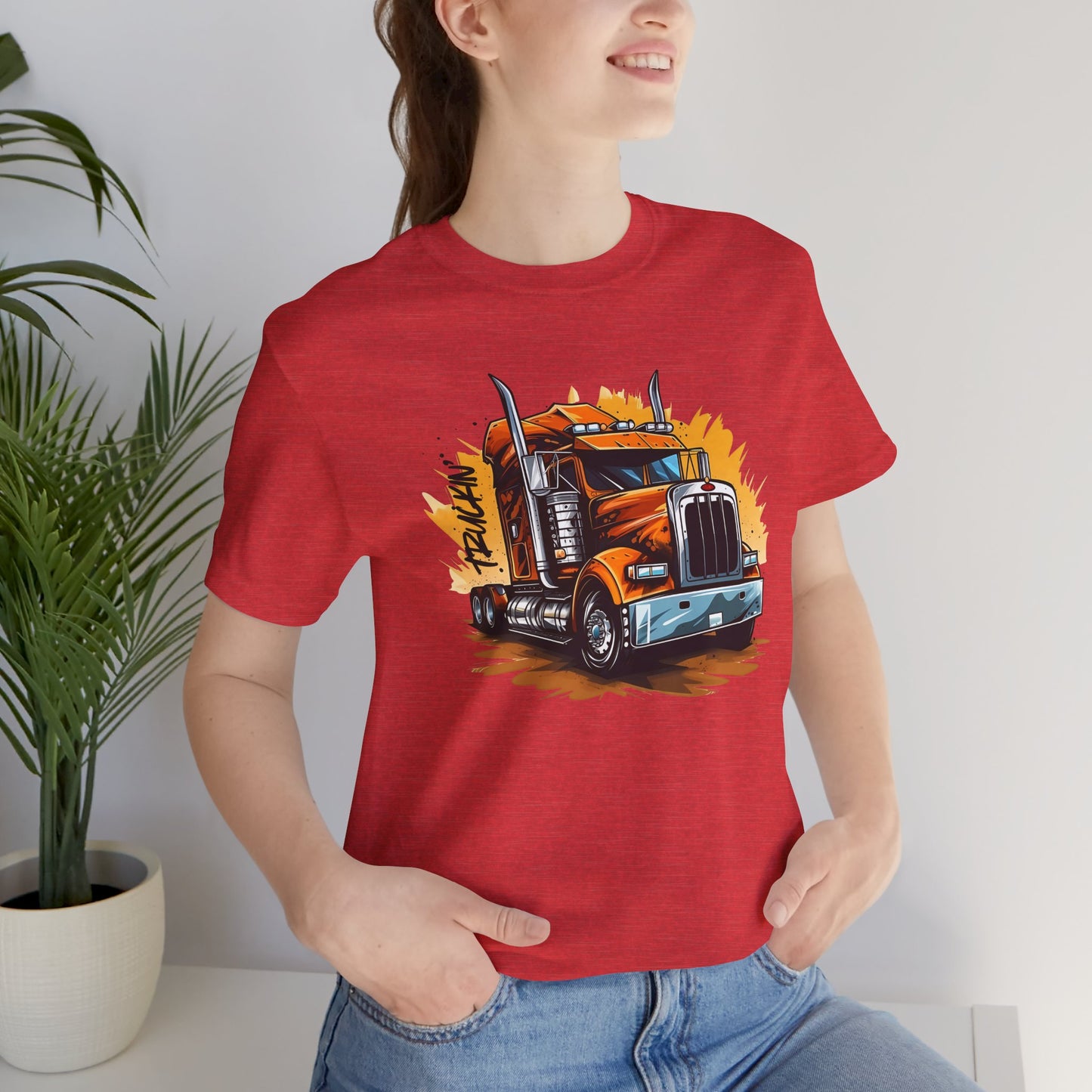 TRUCKIN' - Unisex Jersey Short Sleeve Tee