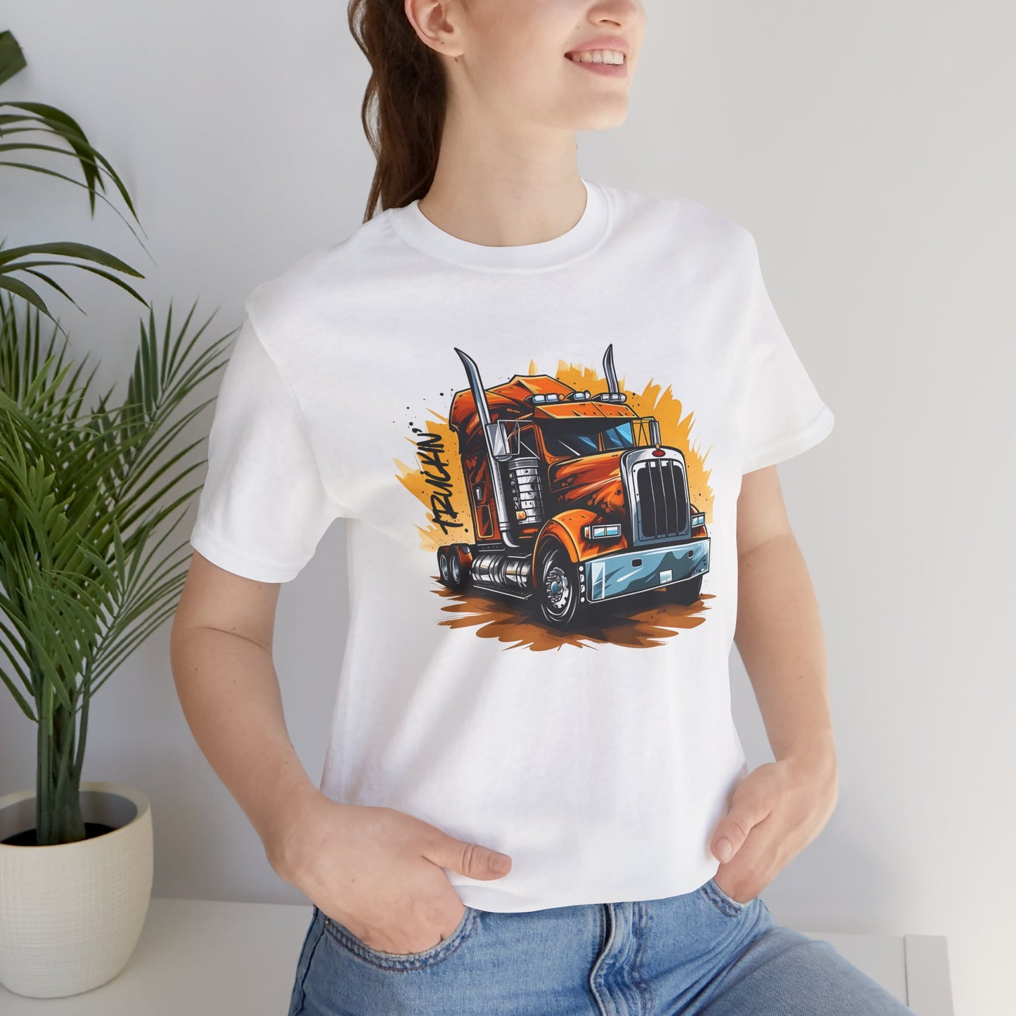 TRUCKIN' - Unisex Jersey Short Sleeve Tee