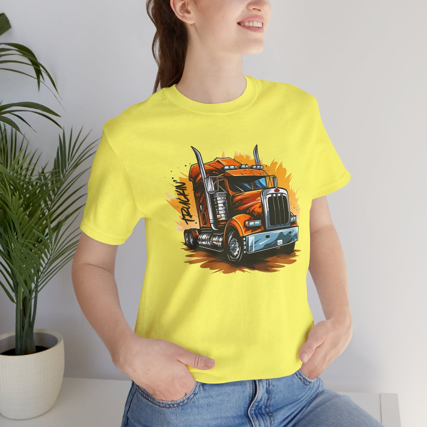 TRUCKIN' - Unisex Jersey Short Sleeve Tee