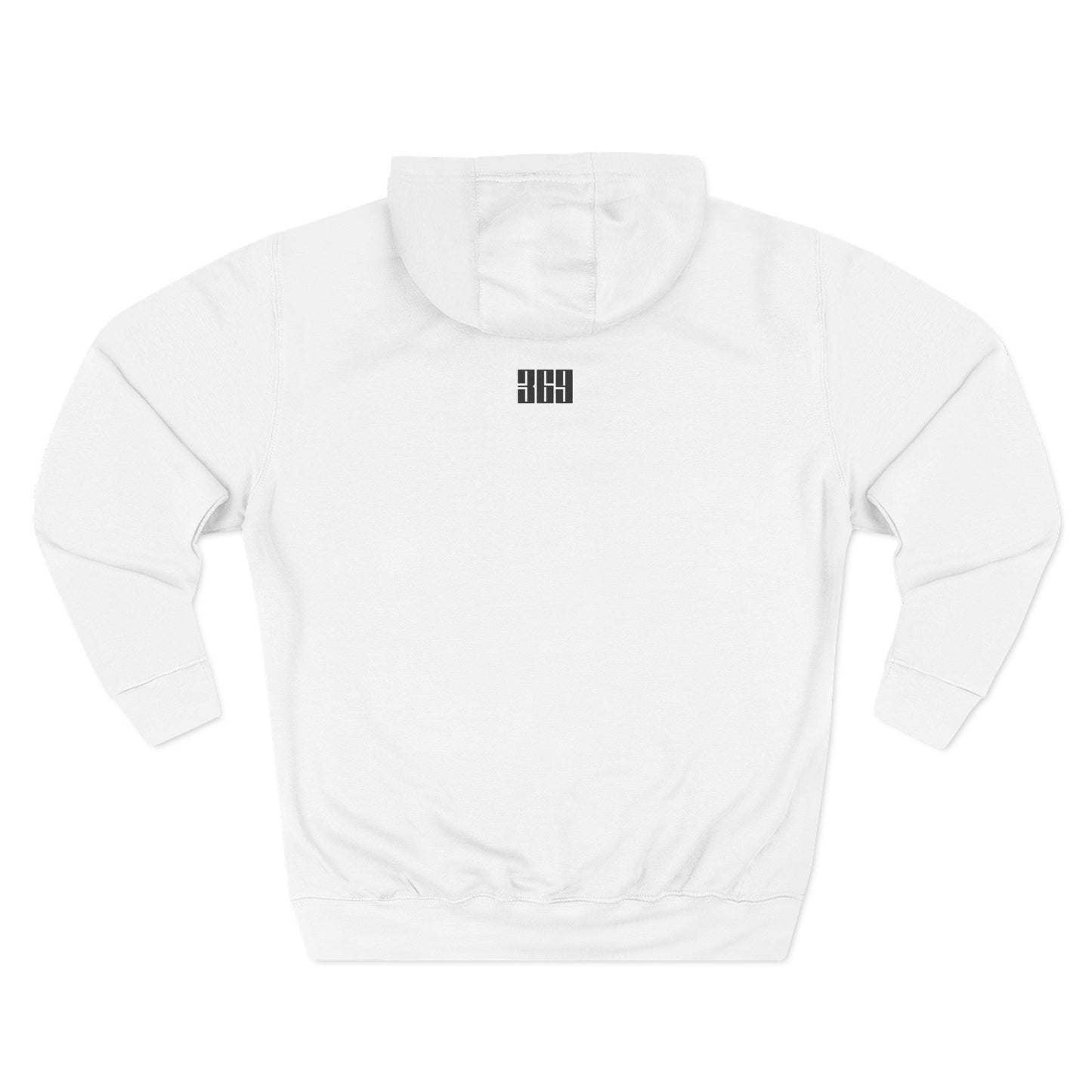 Back view of BOOSTED SNOWMOBILES MATTER hoodie - sustainable sled life apparel- 369