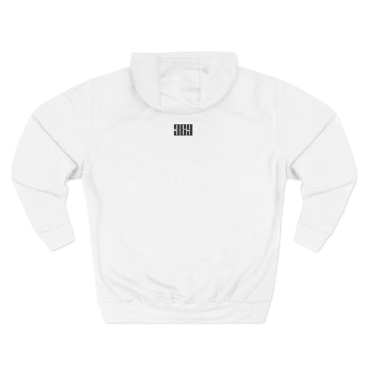 Back view of BOOSTED SNOWMOBILES MATTER hoodie - sustainable sled life apparel- 369