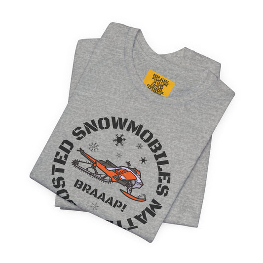 BOOSTED SNOWMOBILES MATTER Retro Tacky Tee