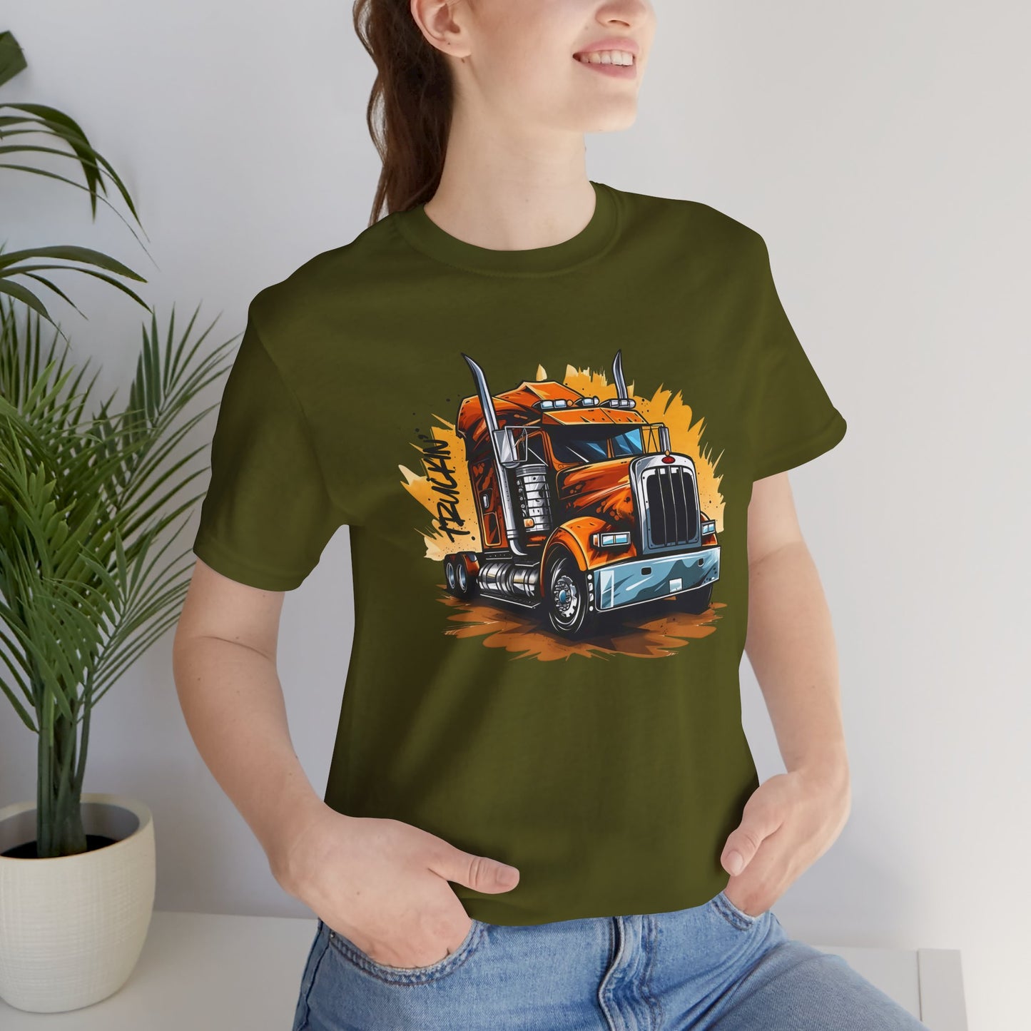 TRUCKIN' - Unisex Jersey Short Sleeve Tee