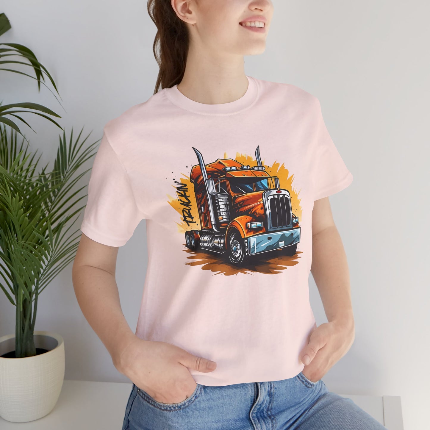 TRUCKIN' - Unisex Jersey Short Sleeve Tee