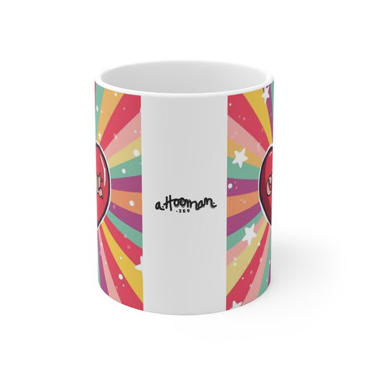 C*NT - retro heart- a.hooman- Mug 11oz