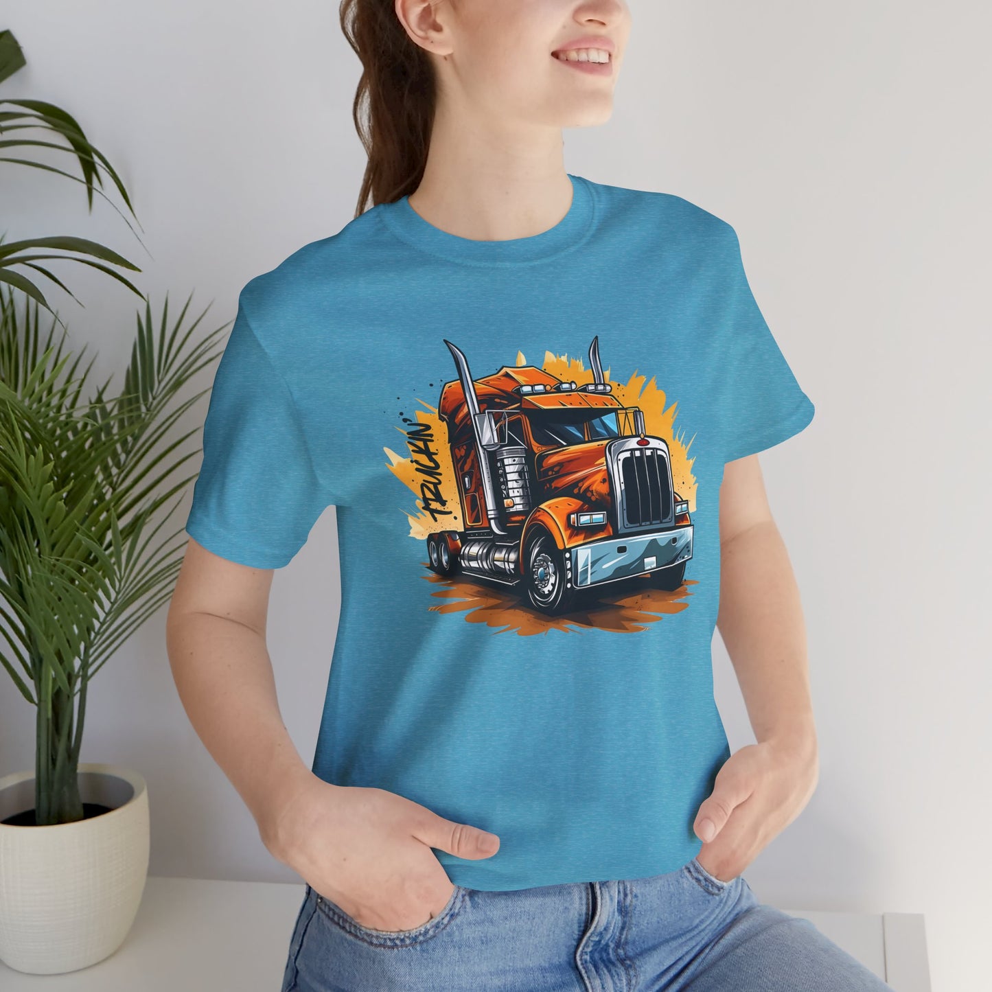 TRUCKIN' - Unisex Jersey Short Sleeve Tee