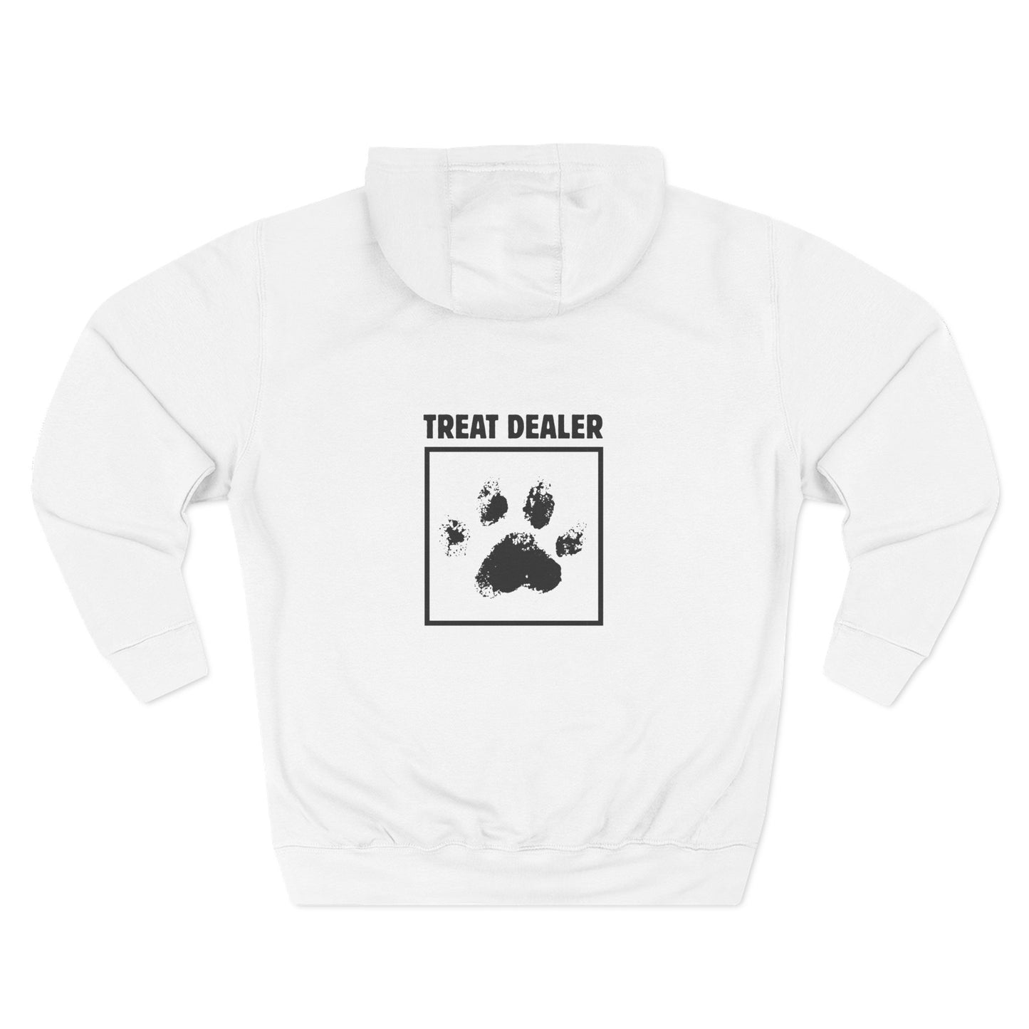 TREAT DEALER -"ECO and SUSTAINABLE", 80% Cotton, Three-Panel Fleece Hoodie-(BCI)(OEKO-TEX)